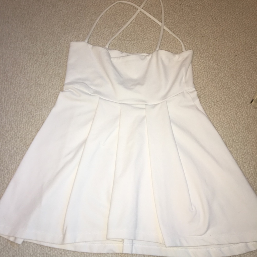 Susana Monaco criss cross tank top